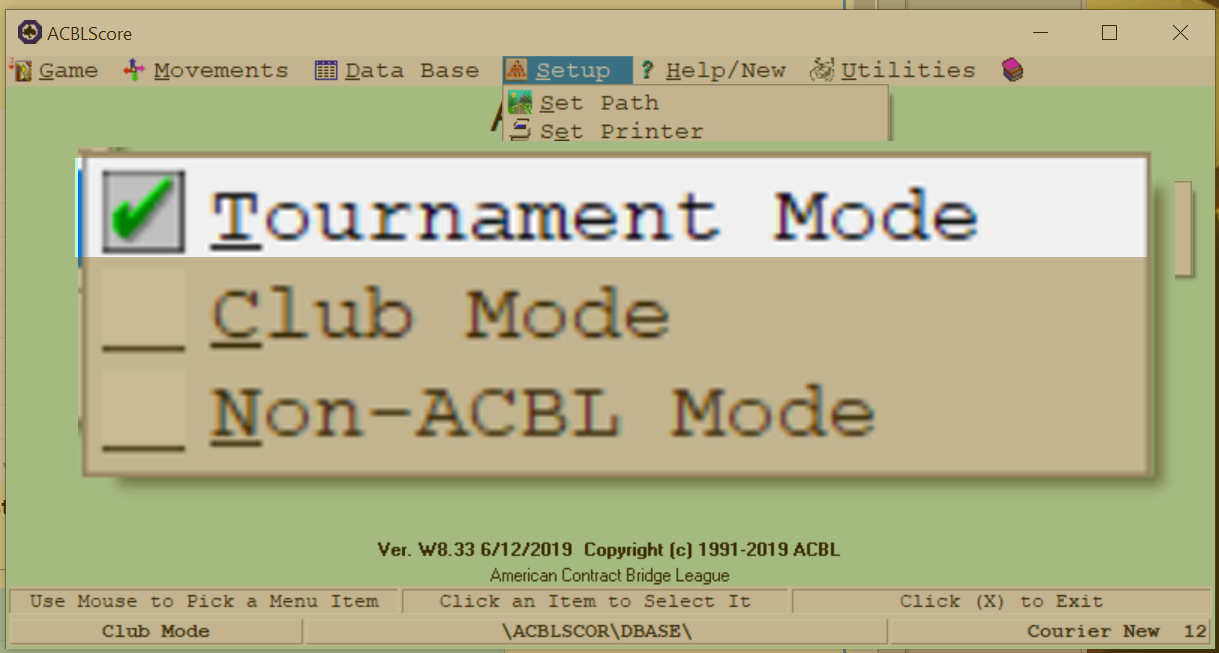 ACBL Tournament Table Tracking